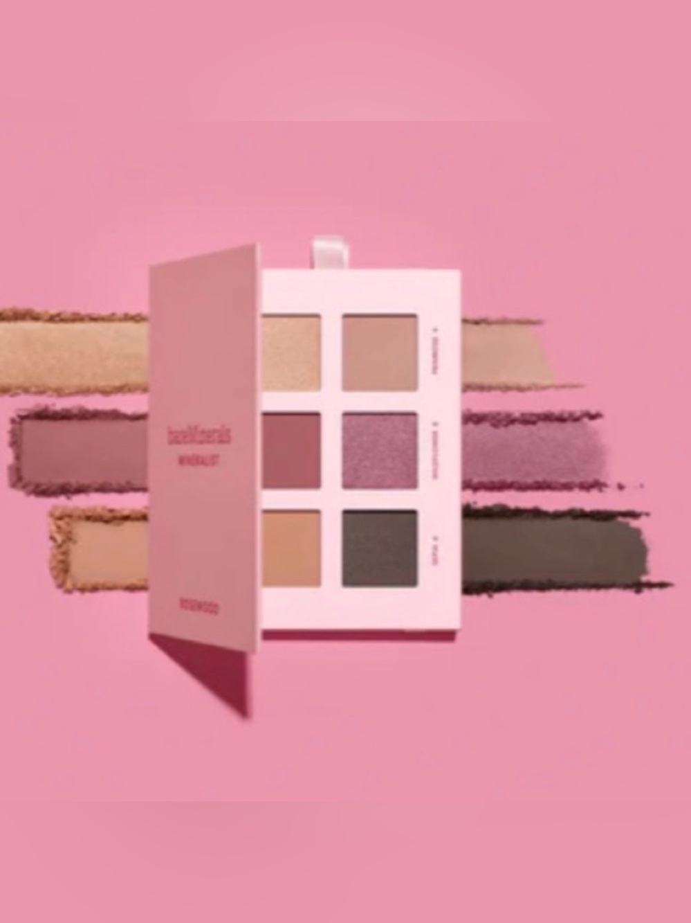 NIB~Bare Minerals Mineralist Rosewood Eye Palette~6 Beautiful Shades~ RV is $33